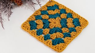 My Favorite Updated Classic Granny Square ✨ Beginner Friendly Crochet