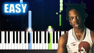 Rema - Calm Down - EASY Piano Tutorial