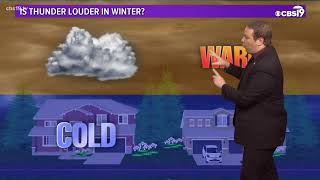 Can Thunder Be Louder When It's Cold?