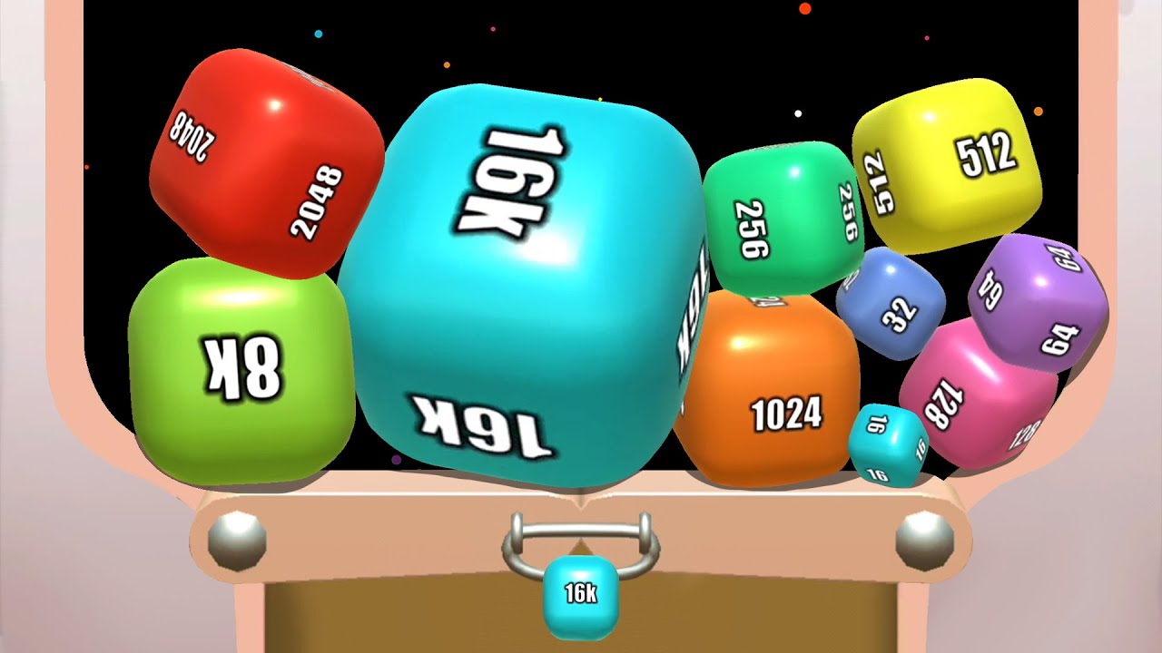 DICES 2048 3D jogo online no