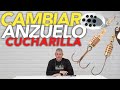 Como cambiar anzuelo triple a simple a una cucharilla