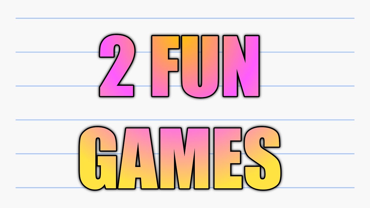Two fun games/ #1 - YouTube