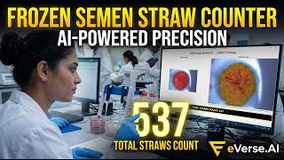 Frozen Semen Straw Counter by eVerse.AI