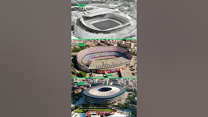 The Evolution of Camp Nou 🏟️ #football #barcelona #stadium #shorts #viralvideo
