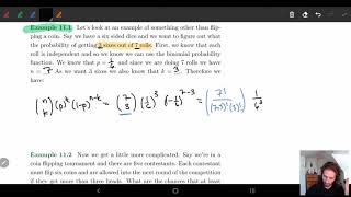 11 Binomial Distribution - Part 2 | Example 1