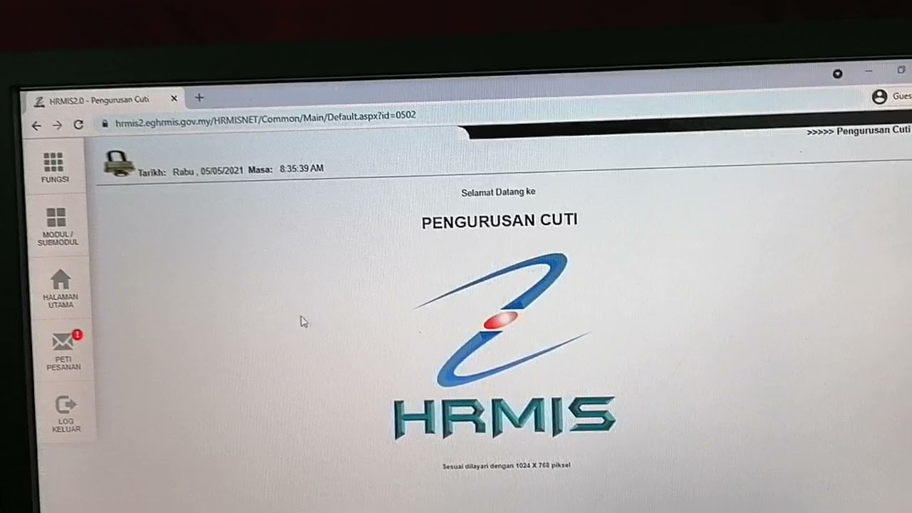 Print Crk Daripada Hrmis Youtube