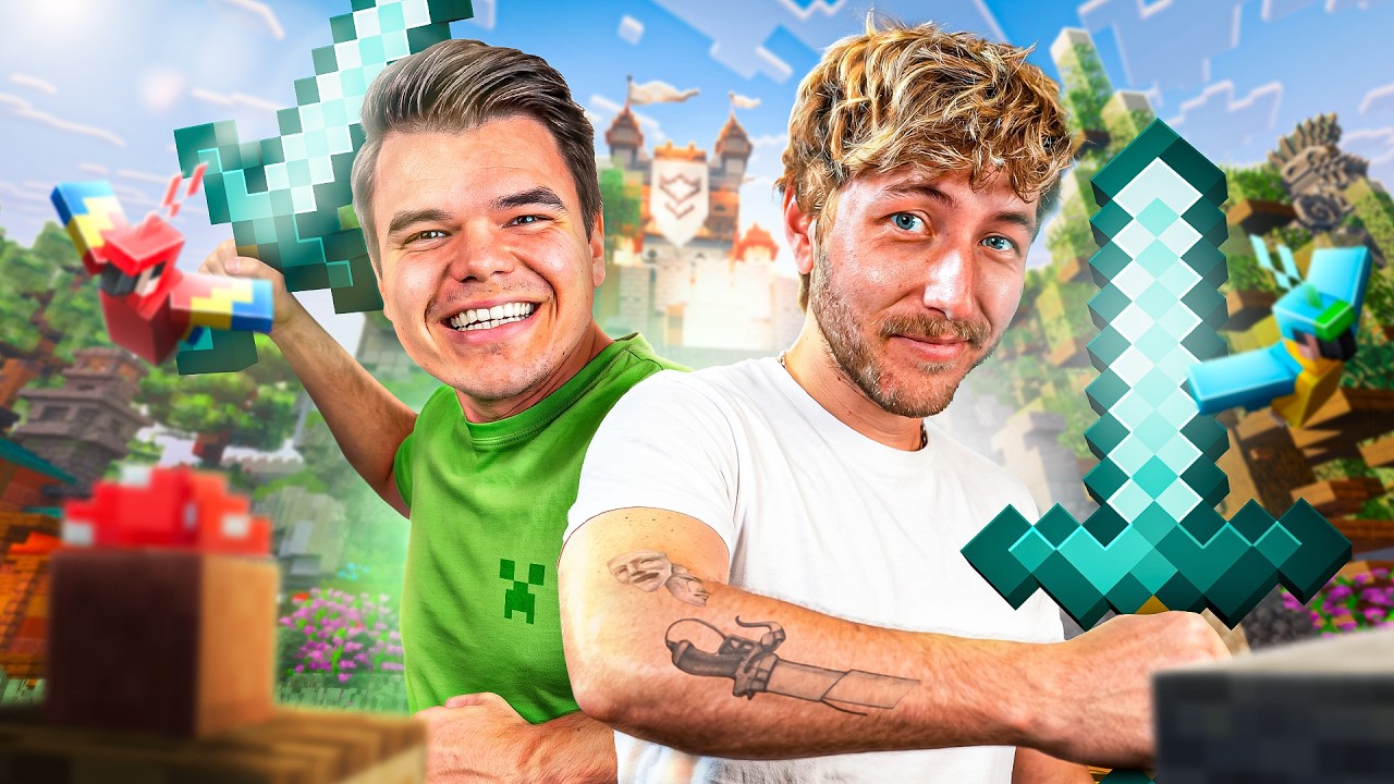 Ik Speel VOOR HET EERST Minecraft met Jelly!