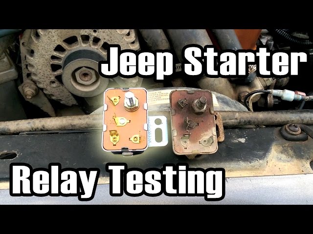 89 Cherokee Starter Relay Diagnosis And Replacement