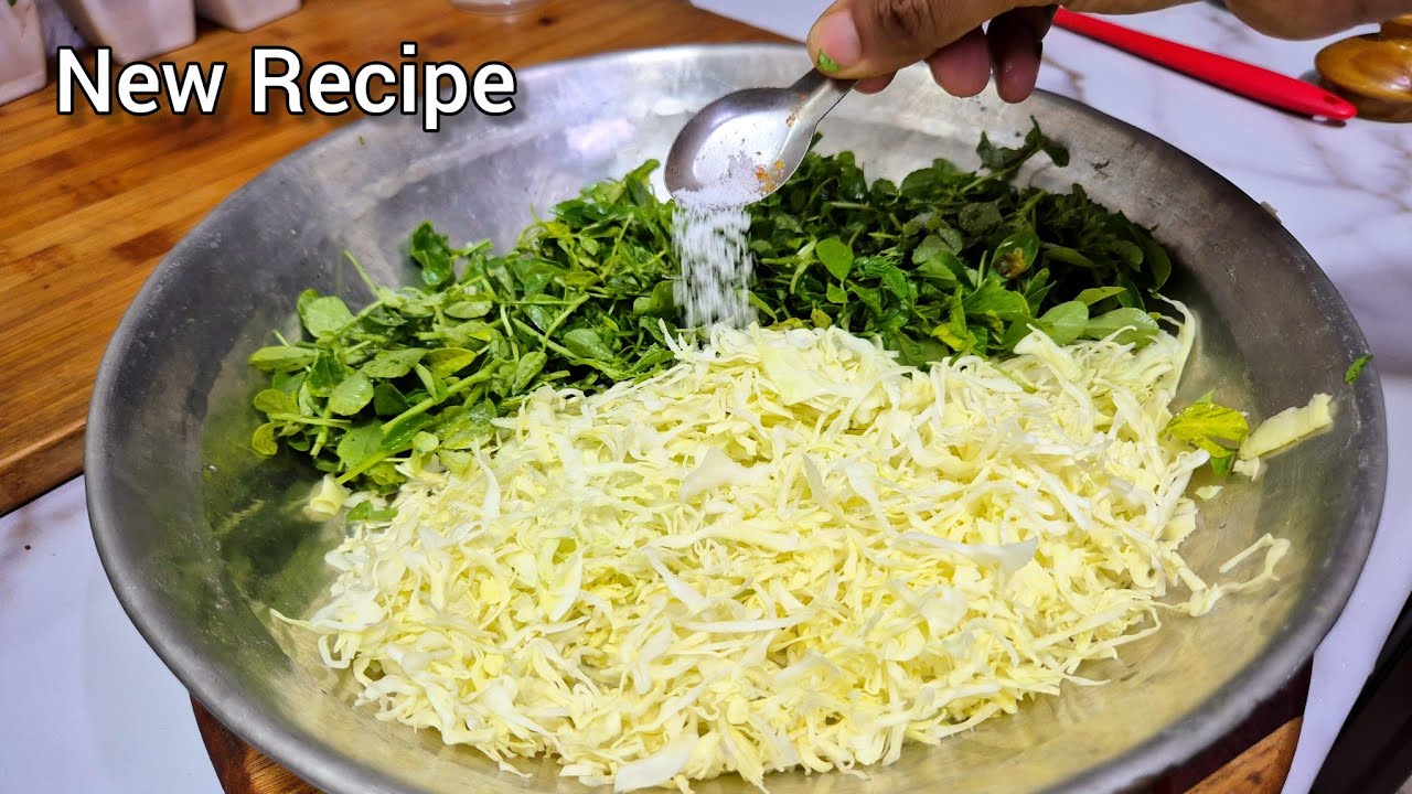 जब कुछ नया खाने का दिल हो तब बनाए ये शानदार न्यू रेसीपी पत्ता गोभी ओर मेथी की 