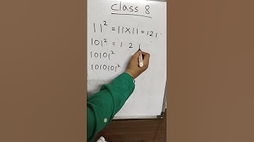 #shorts Find the square using pattern #class8 #math