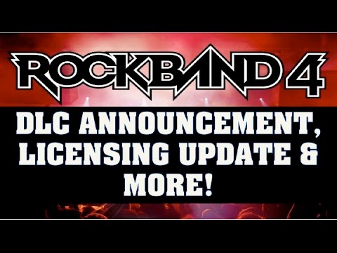 Rock Band 4 News: DLC Announcement, Licensing Update and More!