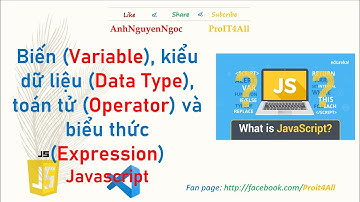 Bài 2. Biến, kiểu dữ liệu, toán tử và biểu thức trong Javascript
