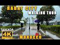 RABAT City: Rainy Day Exploration - 4K UHD Walking Tour, Morocco 🇲🇦