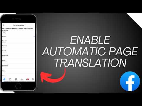 How to Enable Automatic Page Translation on Facebook