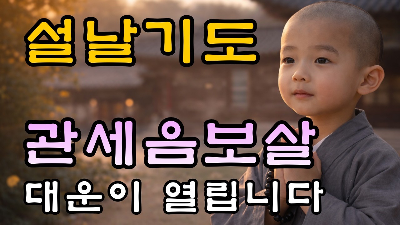 설날 대운기도 🙏 듣기만 해도 소원이 이루어집니다 #설날 #소원성취 #대운 #만사형통