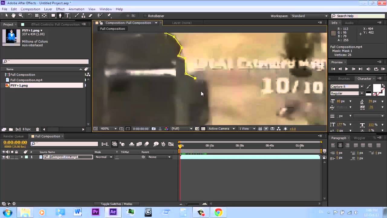 After Effects Basics - Keyframes Solids and Masks- CYVISUALEFFECTS ...