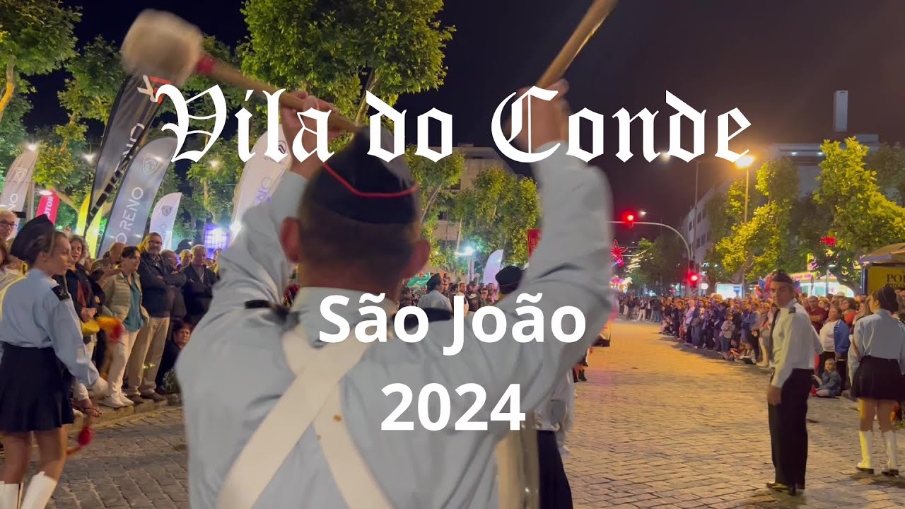 Cortejo de São João em Vila do Conde  (2024) com o Rancho do Monte e da Rancho da Praça.