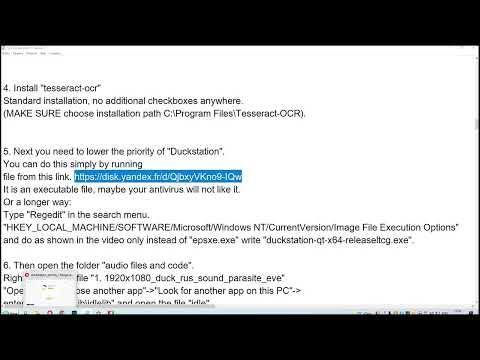 how install and run demo with voice acting for Parasite eve