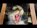 paint with me✨ | warm and relaxing cat portrait🐾