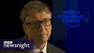 NEWSNIGHT: Jeremy Paxman challenges Bill Gates on tax