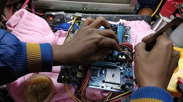 Gigabyte ga h61m ds2 no power mother board repaired