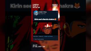 Kirin see's Naruto chakra #shorts #narutoedit #narutoshippuden