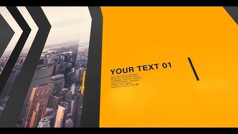 Modern Opener Template - After Effects Project