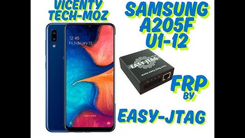 SAMSUNG A20 SM-A205F ALL BINARY FRP REMOVE BY EASY-JTAG