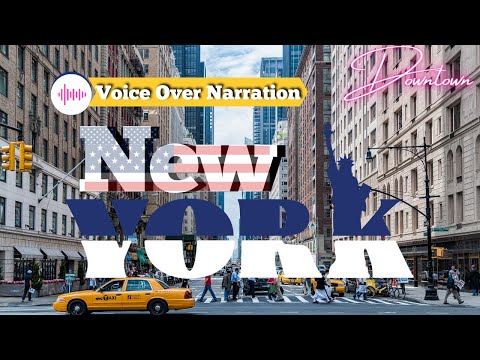 Driving Downtown - New York City 5K - USA With Voice Over Narration