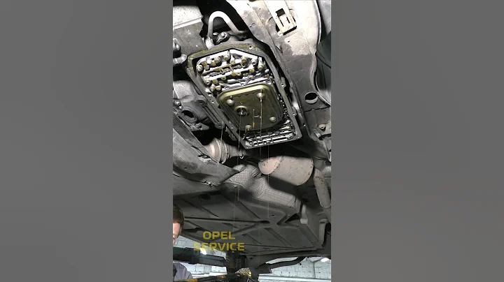 automatic transmission filter replacement and oil change #shorts