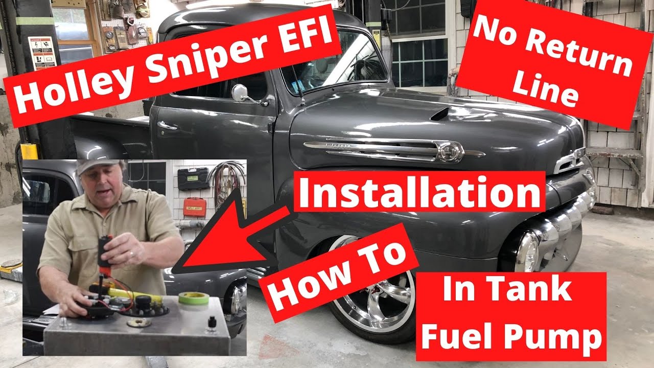 Holley Sniper In Tank Fuel Pump Installation - YouTube