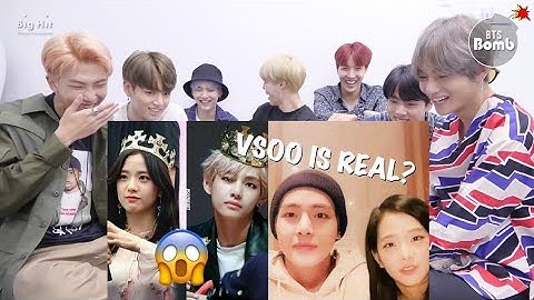 BTS reaction to Vsoo (Taehyung&Jisoo) ~fmv~