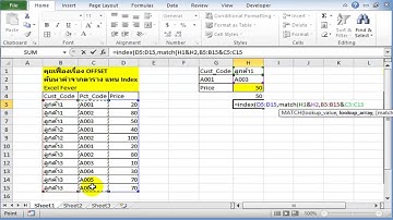 [Excel Mini Series] คุยเฟื่องเรื่อง OFFSET EP2 : ค้นหาค่าจากตารางแทน Index