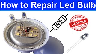 Led Bulb Repair | Replace Led | #diy