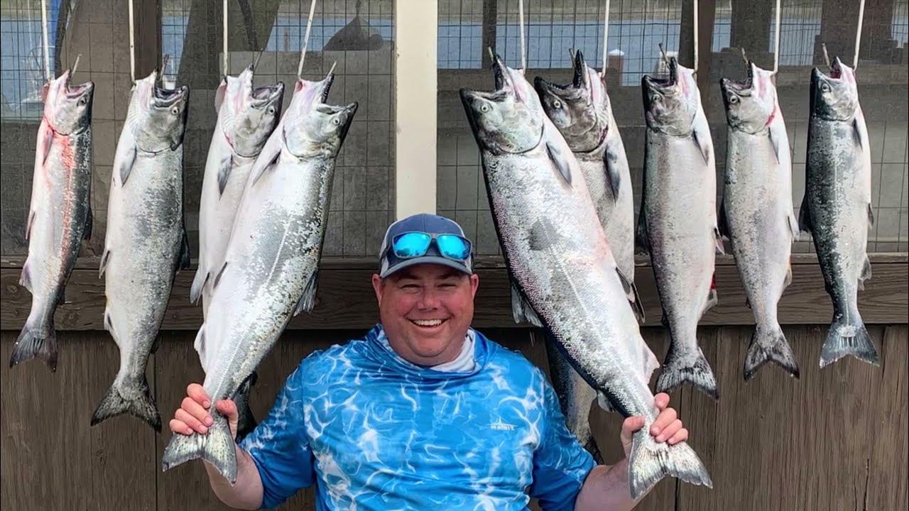 Taming Michigan EP 16 SALMON LIMITS! Lake Michigan Best Salmon Fishing