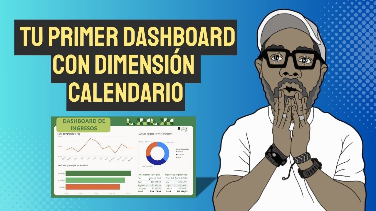 Tu primer Dashboard en Power BI con dimensión calendario - YouTube