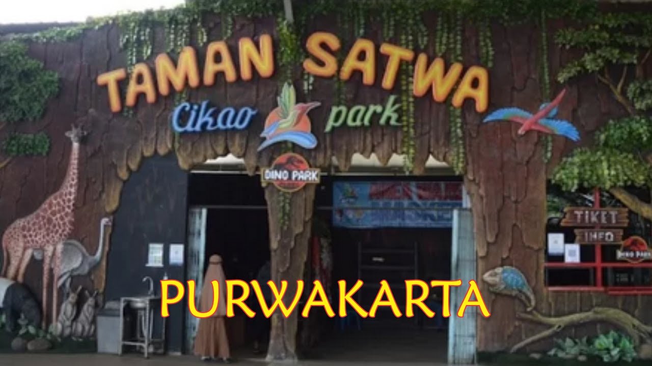 TAMAN SATWA CIKAO PARK PURWAKARTA YouTube