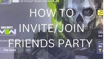 COD MW2: HOW TO INVITE / JOIN FRIENDS PARTY
