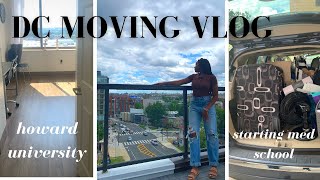 DC MOVING VLOG: Moving to My Howard University Apartment | mini tour, shopping, decor haul + MORE!!!