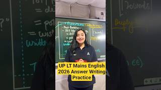 UP LT Mains English 2026 Answer Writing Practice #tgtpgtadda #upltgrade #ltgradeenglish #english