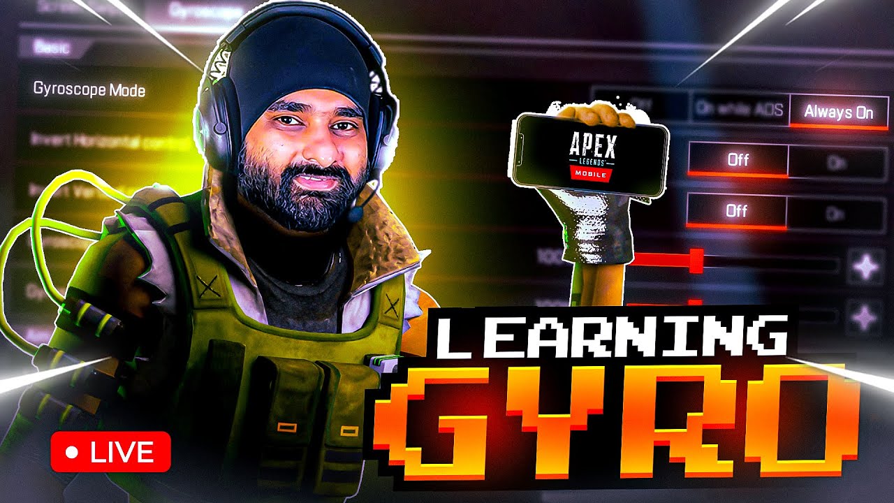 HINDI! LEARNING GYRO in Apex Legends Mobile | AgentHP