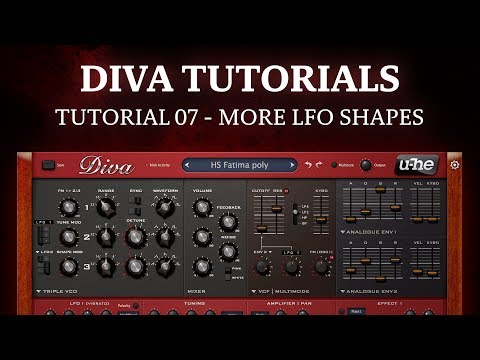 Diva tutorial 07 - more LFO shapes