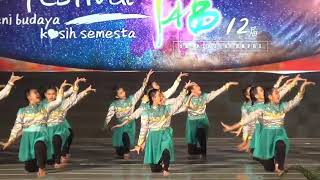 Team Gelora rumput tg balai Karimun Tarian kasih semesta 2018 ke 12 Batam