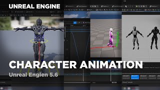 Unreal Engine 5.6 - Character Animation (ControlRig/Retarget/Combien)