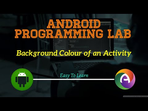 Android Lab 5 || Change Background Colour of an Activity || Android Programming || CS || BCA