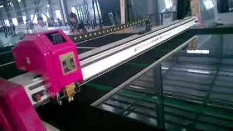 Automatic CNC Glass Loading Cutting Breaking Line