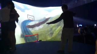 Interactive Flying Eagle @ Feedom Music Party October 2011 BelExpo