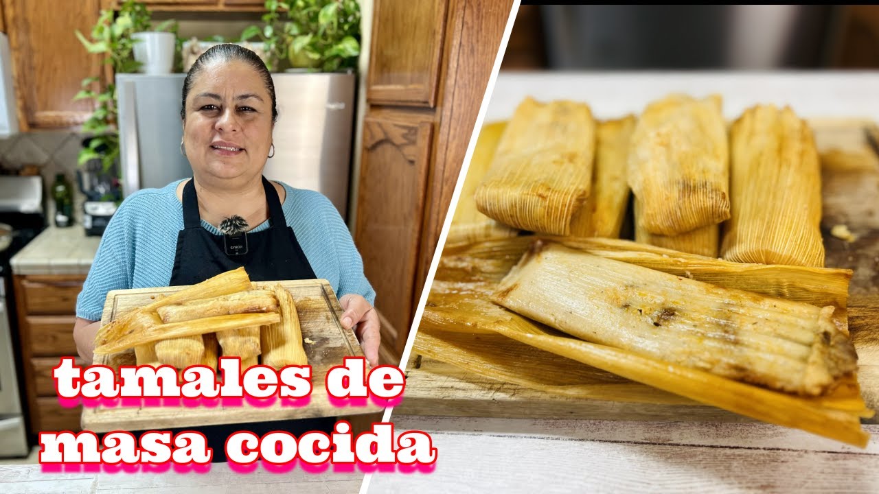 TAMALES DE MASA COCIDA