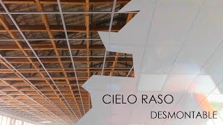 CIELO RASO DESMONTABLE DE PVC #DIY  Luis Lovon
