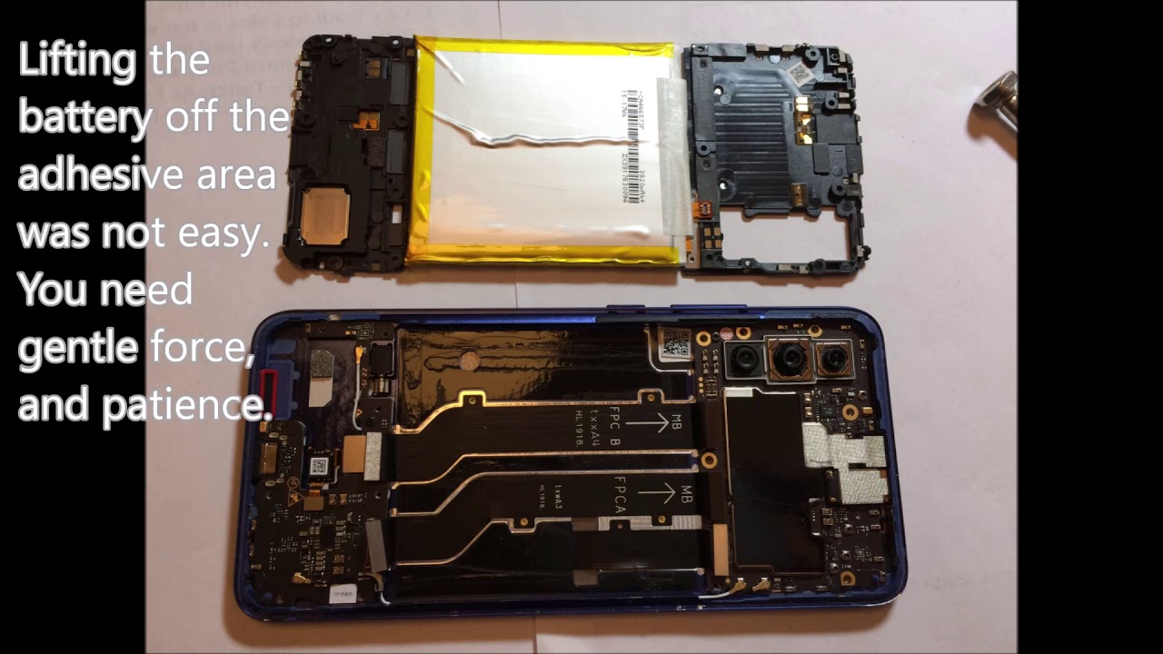 ZTE Axon 10 Pro Display Repair (Slide show with text, no audio)